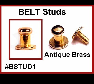 Antique Brass belt Studs